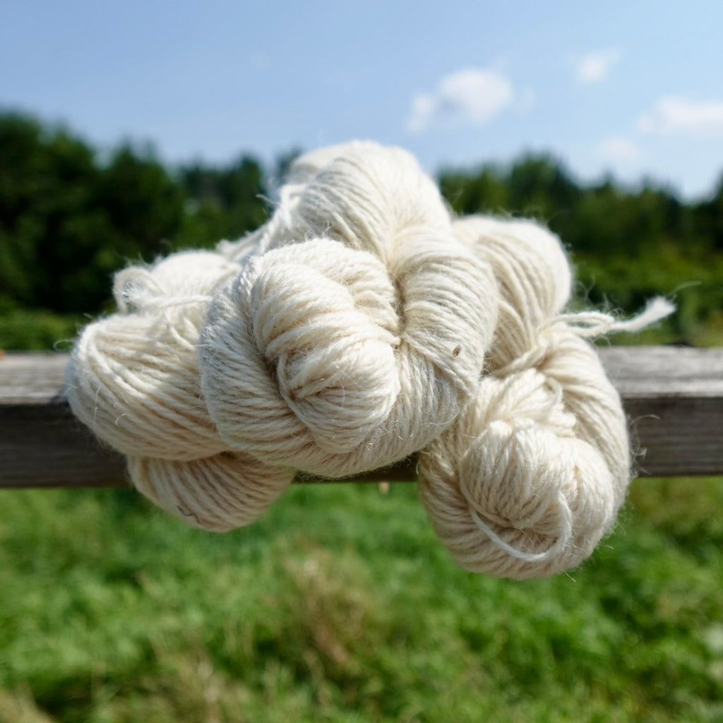 Laine 3ply - blanc