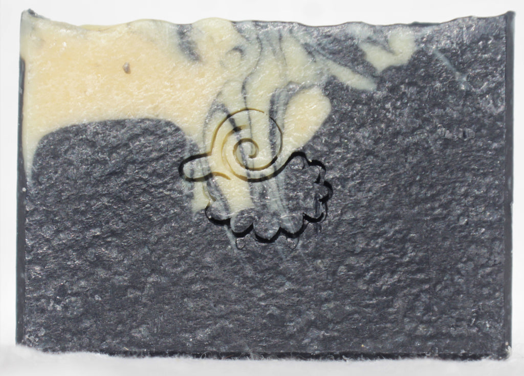 Activated charcoal soap